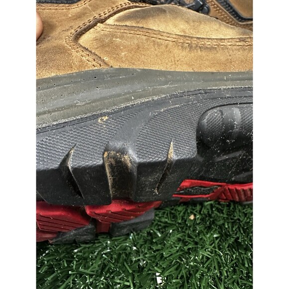 RED WING TRADESMAN 3519 SAFETY TOE LEATHER WORK BOOTS MENS SIZE 11D - Picture 4 of 7